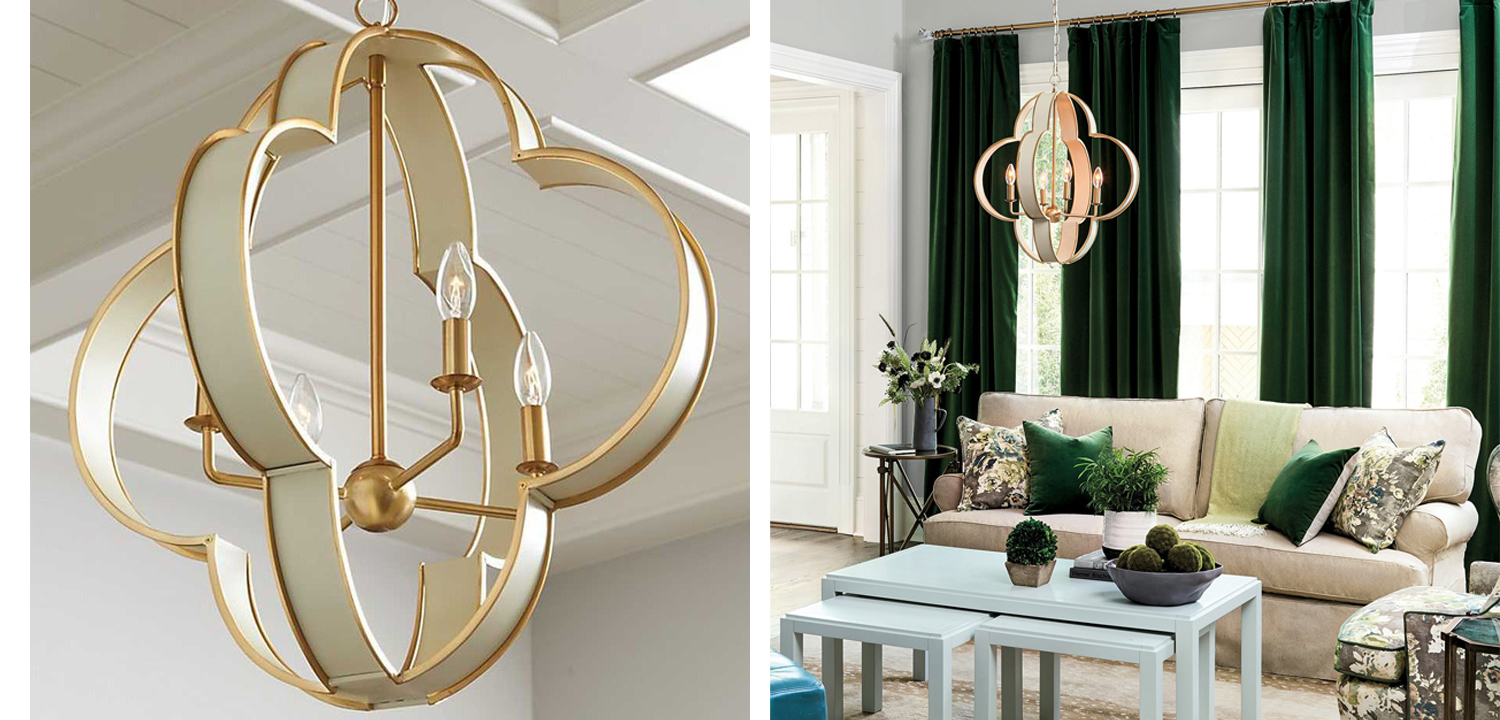 Люстра Odilger Quatrefoil Chandelier - фото