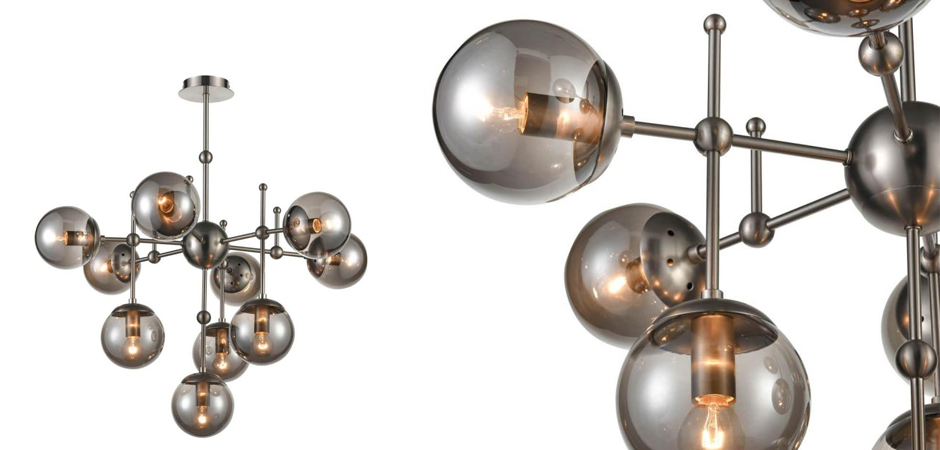 Люстра Smoke Balls Chandelier 10 Люстра Smoke Balls Chandelier 10 - Loft-Concept в Костроме