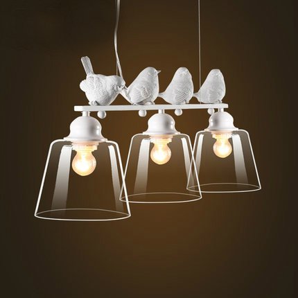 Люстра Provence Bird Pendant Line 3 Белый Люстра Provence Bird Pendant Line 3 Белый в Костроме | Loft Concept