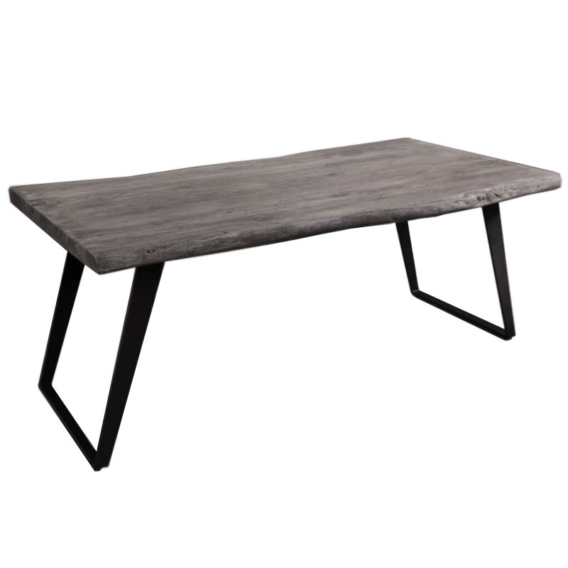 Обеденный стол Eco Dark Wood Дерево Серый Черный Обеденный стол Eco Dark Wood Дерево Серый Черный в Костроме | Loft Concept