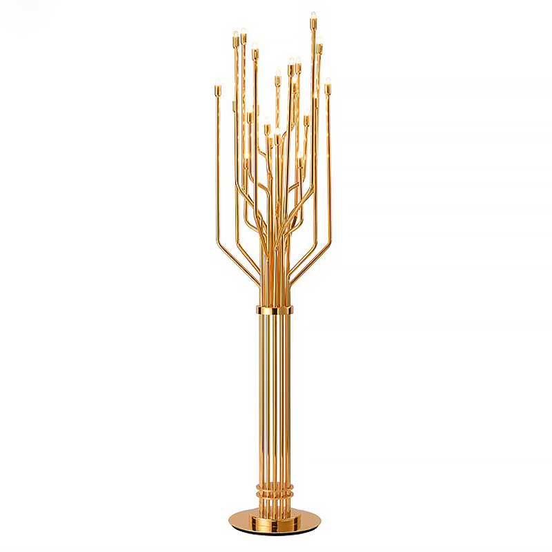 Торшер JANIS floor lamp Глянцевое золото Торшер JANIS floor lamp Глянцевое золото в Костроме | Loft Concept