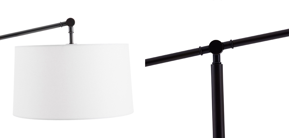 Торшер Arteriors NEWARK FLOOR LAMP Black Торшер Arteriors NEWARK FLOOR LAMP Black - Loft-Concept в Костроме