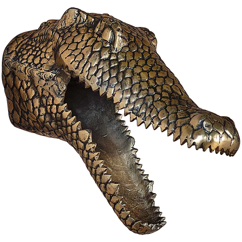 Аксессуар на стену Crocodile Винтажная латунь Аксессуар на стену Crocodile Винтажная латунь в Костроме | Loft Concept