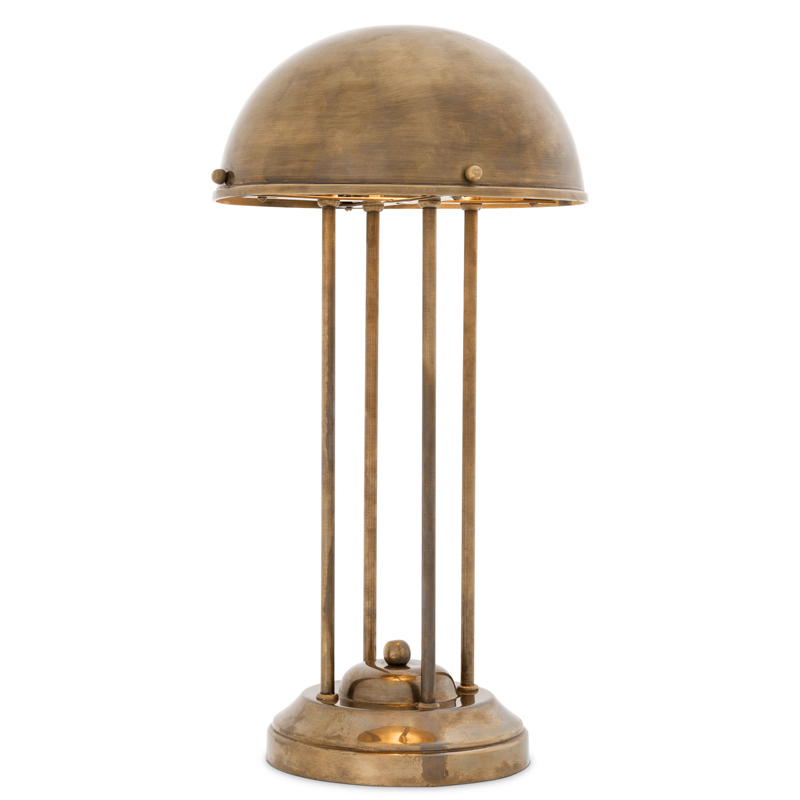 Настольная лампа Eichholtz Desk Lamp Livre Винтажная латунь Настольная лампа Eichholtz Desk Lamp Livre Винтажная латунь в Костроме | Loft Concept