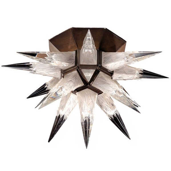 CHARLES J. WEINSTEIN Starburst Rare ceiling light Темная бронза винтаж Прозрачный (Transparent) CHARLES J. WEINSTEIN Starburst Rare ceiling light Темная бронза винтаж Прозрачный (Transparent) в Костроме | Loft Concept
