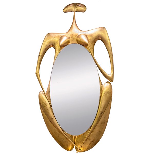 Дизайнерское зеркало Femme mirror Philippe Hiquily Золотой Дизайнерское зеркало Femme mirror Philippe Hiquily Золотой в Костроме | Loft Concept