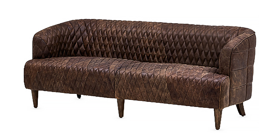 Диван Rhombuses Upholstery Triple Sofa - фото №2