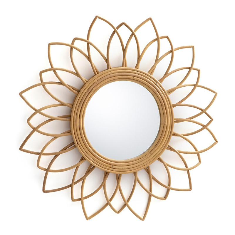Зеркало Mirror Rattan Flower II Зеркало Mirror Rattan Flower II в Костроме | Loft Concept