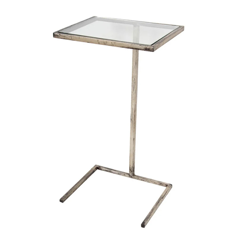 Приставной стол Side Table Прозрачный Хром Приставной стол Side Table Прозрачный Хром в Костроме | Loft Concept