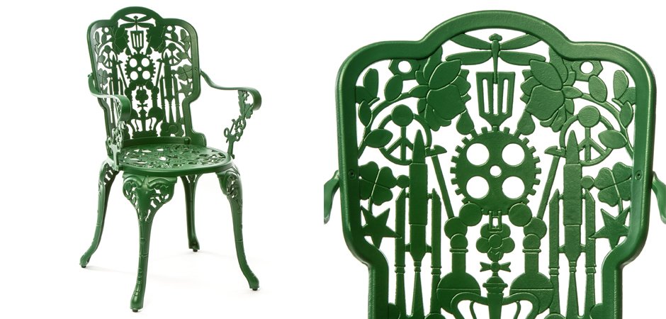 Стул Seletti Industry Collection ALUMINIUM ARMCHAIR – GREEN Стул Seletti Industry Collection ALUMINIUM ARMCHAIR – GREEN - Loft-Concept в Костроме