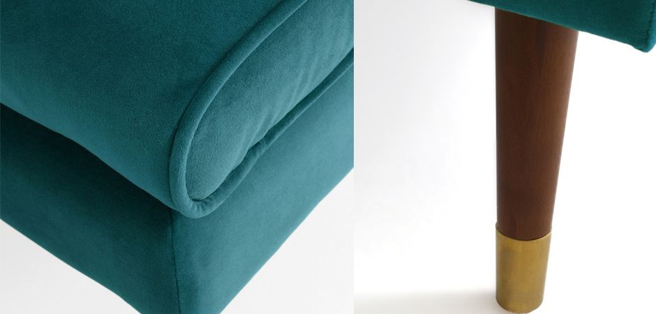 Пуф Classic Furniture сине-зеленый Пуф Classic Furniture сине-зеленый - Loft-Concept в Костроме