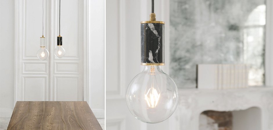 Подвесной светильник MARMOR GLANS Nero Подвесной светильник MARMOR GLANS Nero - Loft-Concept в Костроме