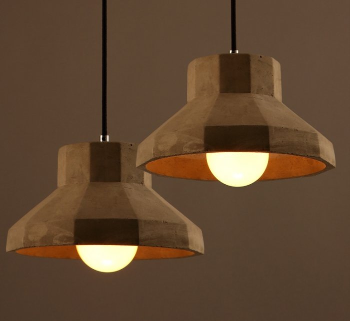 Подвесной светильник Art Concrete Aubergine Подвесной светильник Art Concrete Aubergine в Костроме | Loft Concept