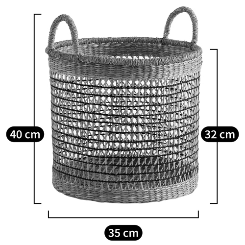 Круглая плетеная корзина Renee Wicker Basket Круглая плетеная корзина Renee Wicker Basket в Костроме