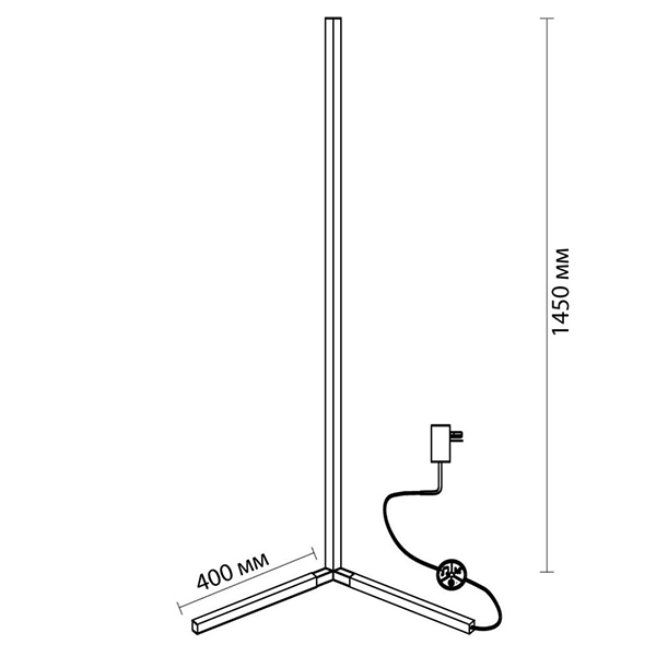 Торшер Trumpet Tube Black Angled Торшер Trumpet Tube Black Angled в Костроме