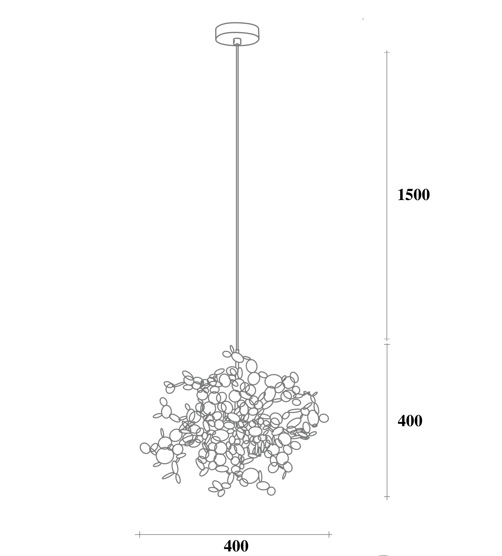 Люстра Terzani Argent Suspension Pendant lamp 40 Люстра Terzani Argent Suspension Pendant lamp 40 в Костроме