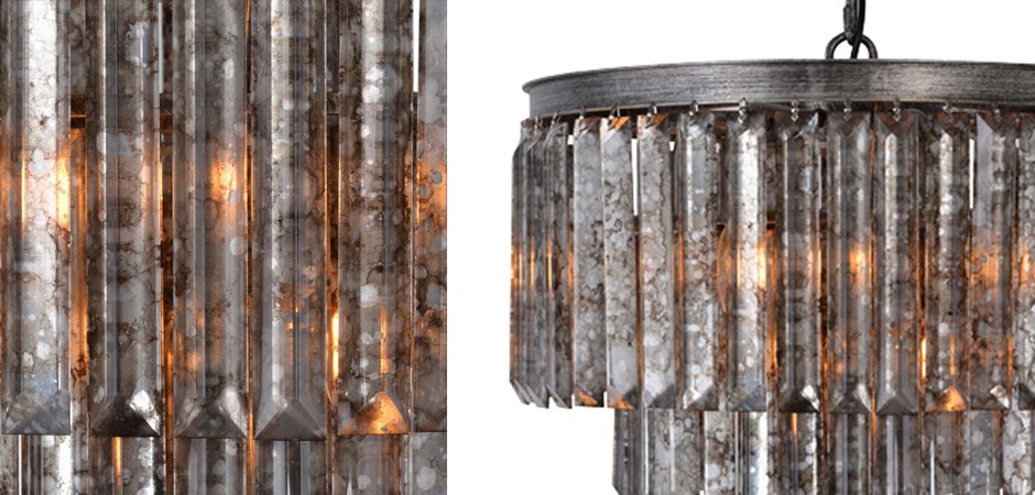 Подвесной светильник ODEON Aged Glass Chandelier Подвесной светильник ODEON Aged Glass Chandelier - Loft-Concept в Костроме