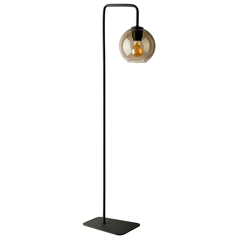 Торшер Franco Floor Lamp Янтарный Черный Торшер Franco Floor Lamp Янтарный Черный в Костроме | Loft Concept