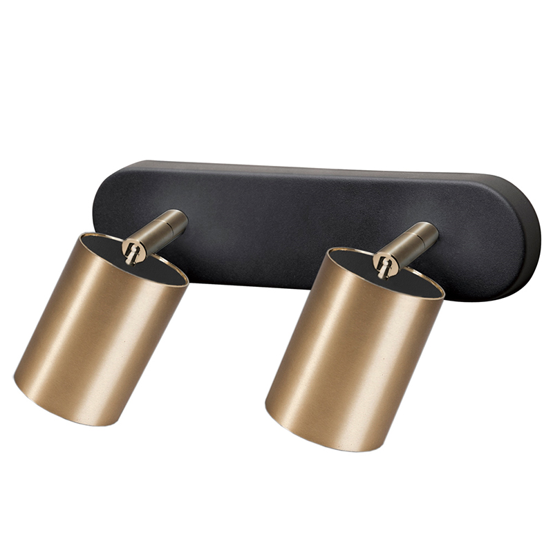 Бра Celis Spot Wall Lamp Duo brass Латунь Черный Бра Celis Spot Wall Lamp Duo brass Латунь Черный в Костроме | Loft Concept