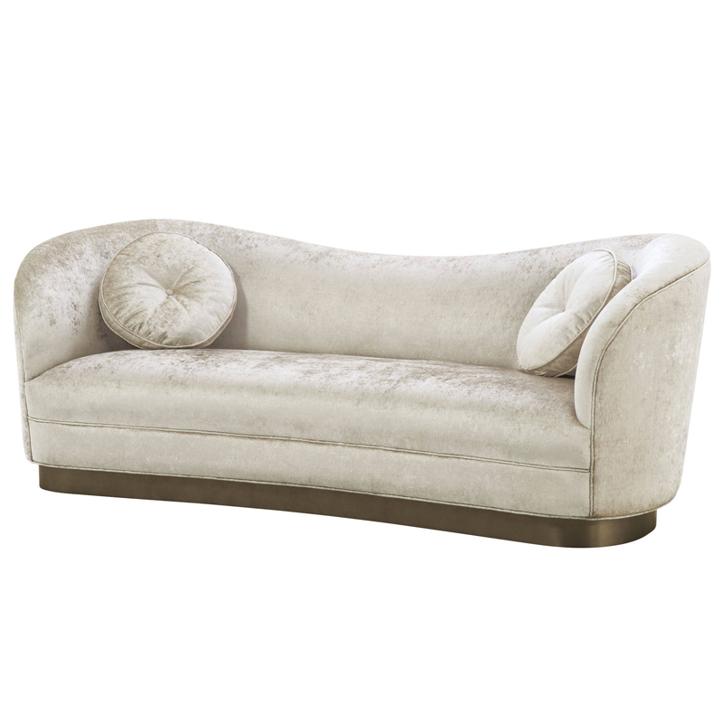 Диван Eichholtz Sofa Jackie Бежевый Бронза Диван Eichholtz Sofa Jackie Бежевый Бронза в Костроме | Loft Concept
