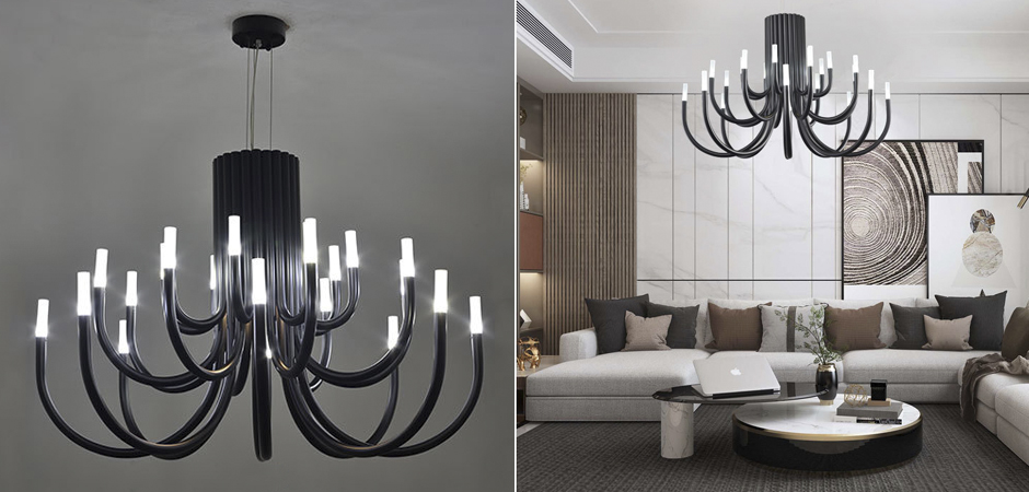 Люстра PALMA BY ALMA LIGHT Black Люстра PALMA BY ALMA LIGHT Black - Loft-Concept в Костроме