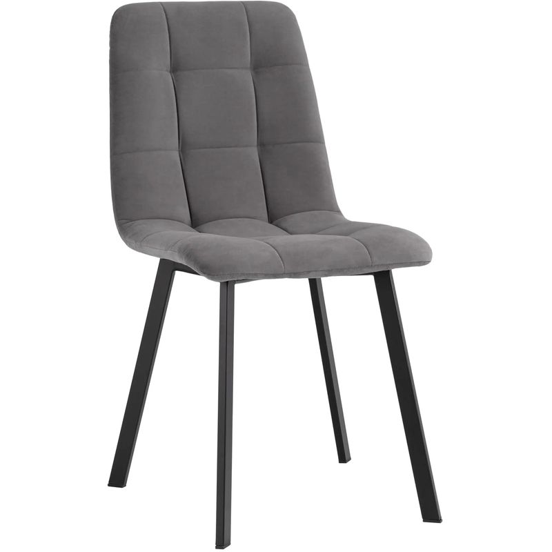Стул NANCY S Chair Темно-Серый Серый бетон Черный Стул NANCY S Chair Темно-Серый Серый бетон Черный в Костроме | Loft Concept