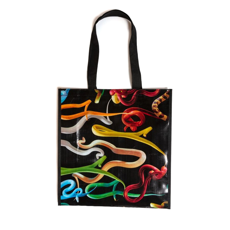 Сумка Seletti Grocery Snakes Черный Сумка Seletti Grocery Snakes Черный в Костроме | Loft Concept