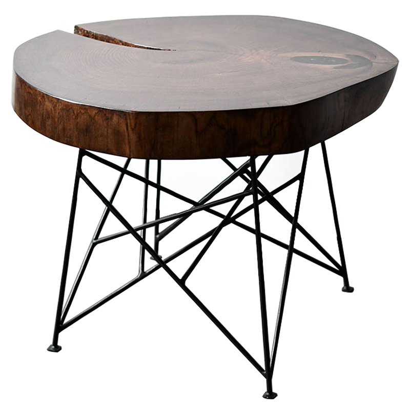Кофейный стол Bradleigh Industrial Metal Rust Coffee Table Коричневый Черный Кофейный стол Bradleigh Industrial Metal Rust Coffee Table Коричневый Черный в Костроме | Loft Concept