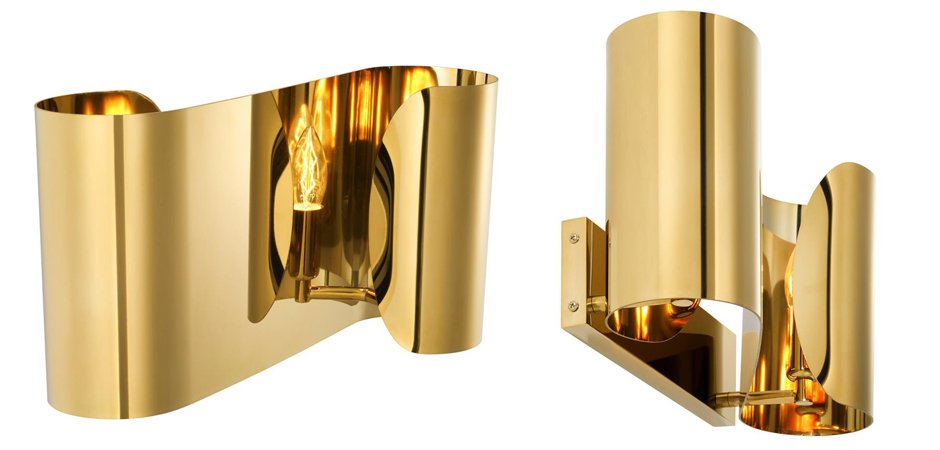 Бра Wall Lamp Crawley Gold Бра Wall Lamp Crawley Gold - Loft-Concept в Костроме