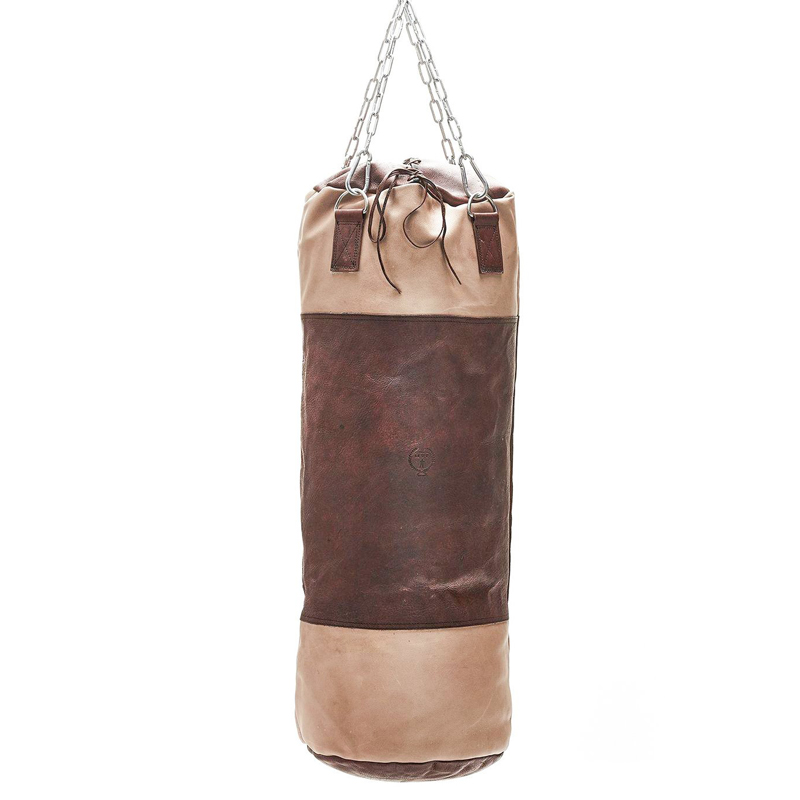 Боксерская груша BROWN LEATHER HEAVY PUNCHING BAG Коричневый Бежевый Боксерская груша BROWN LEATHER HEAVY PUNCHING BAG Коричневый Бежевый в Костроме | Loft Concept