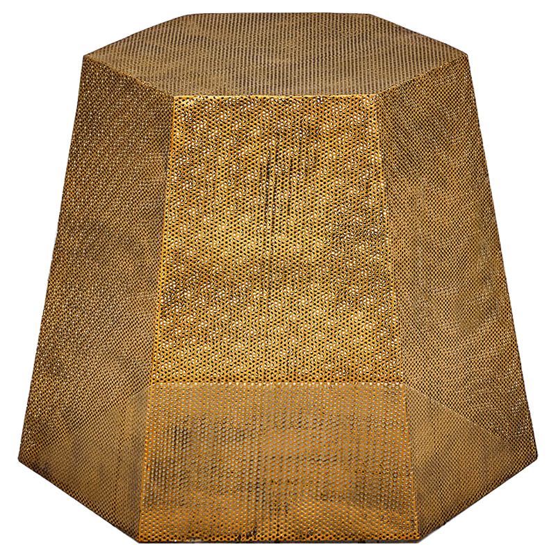 Приставной стол Gold Mesh side table Золотой Приставной стол Gold Mesh side table Золотой в Костроме | Loft Concept