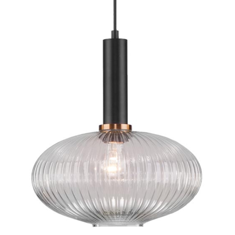 Светильник Ferm Living chinese lantern Сlear I Прозрачное Стекло Черный Светильник Ferm Living chinese lantern Сlear I Прозрачное Стекло Черный в Костроме | Loft Concept