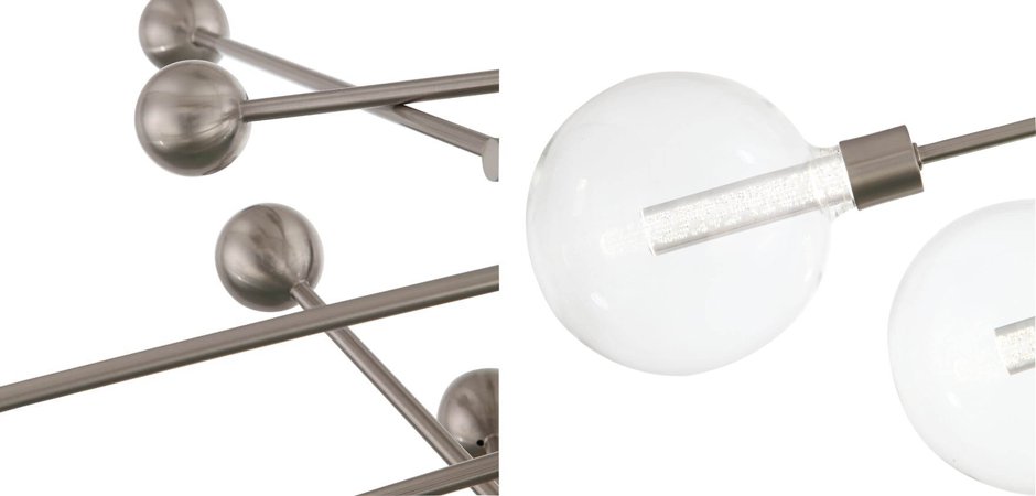 Люстра Gallotti & Radice Balls Nickel 8 Люстра Gallotti & Radice Balls Nickel 8 - Loft-Concept в Костроме
