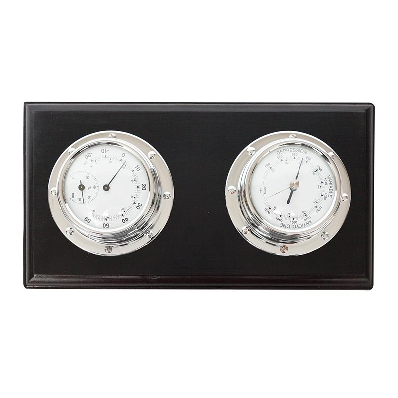 Настенный термометр/барометр Victorian Era Thermometer/Barometer Черный Никель Настенный термометр/барометр Victorian Era Thermometer/Barometer Черный Никель в Костроме | Loft Concept