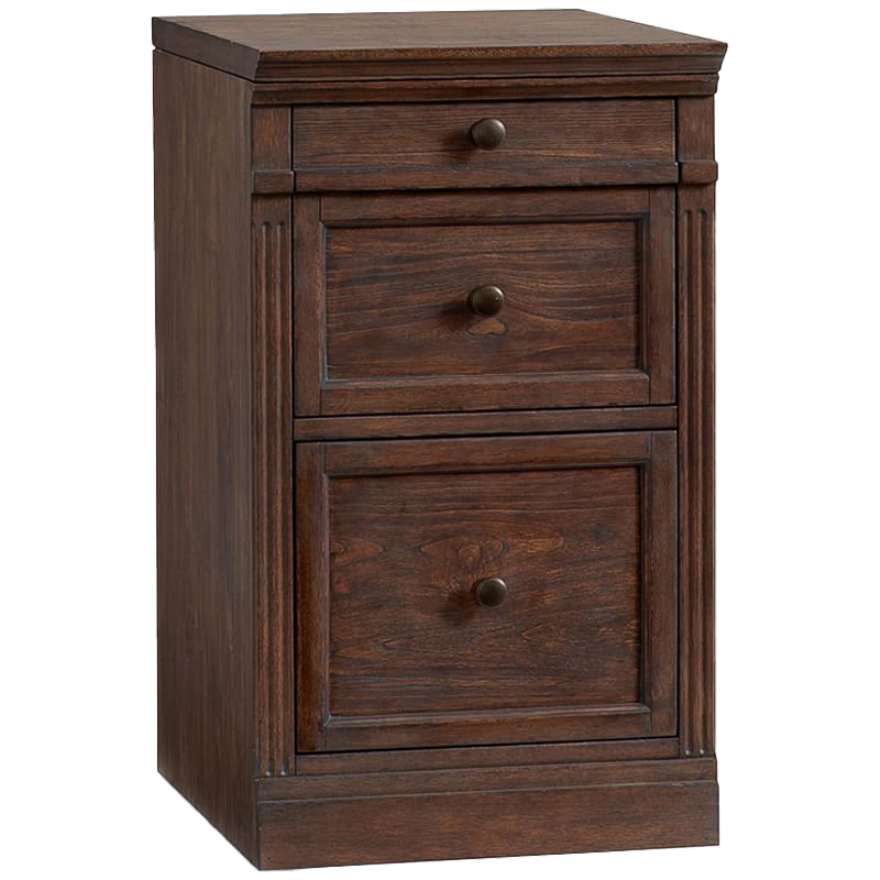 Тумба с 2-мя ящиками Benjamin Two Drawers Бежево-серый Белый Черный Коричневый Тумба с 2-мя ящиками Benjamin Two Drawers Бежево-серый Белый Черный Коричневый в Костроме | Loft Concept