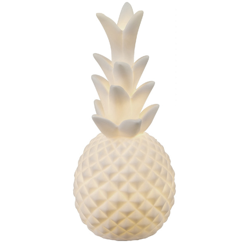 Tropical Shapes Table Lamp Лампа Малый Ананас Белое матовое стекло Tropical Shapes Table Lamp Лампа Малый Ананас Белое матовое стекло в Костроме | Loft Concept