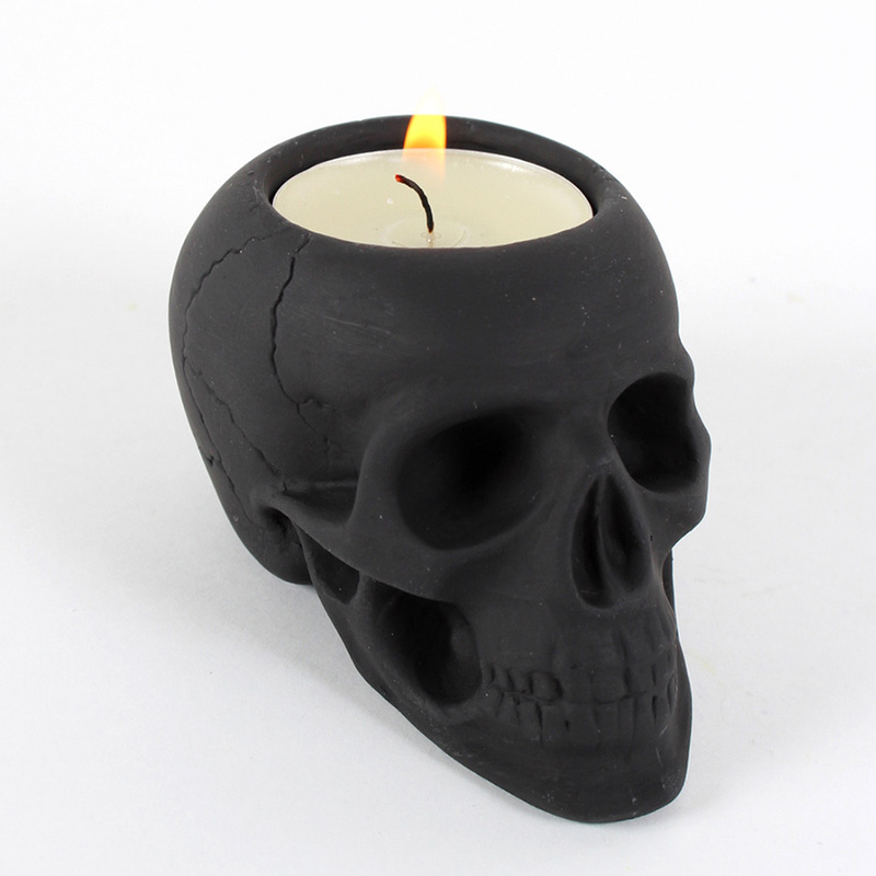 Подсвечник Black Skull Черный Подсвечник Black Skull Черный в Костроме | Loft Concept