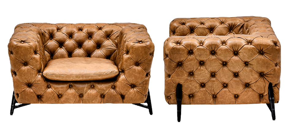 Кресло Hendrica Capitone Chair Кресло Hendrica Capitone Chair - Loft-Concept в Костроме