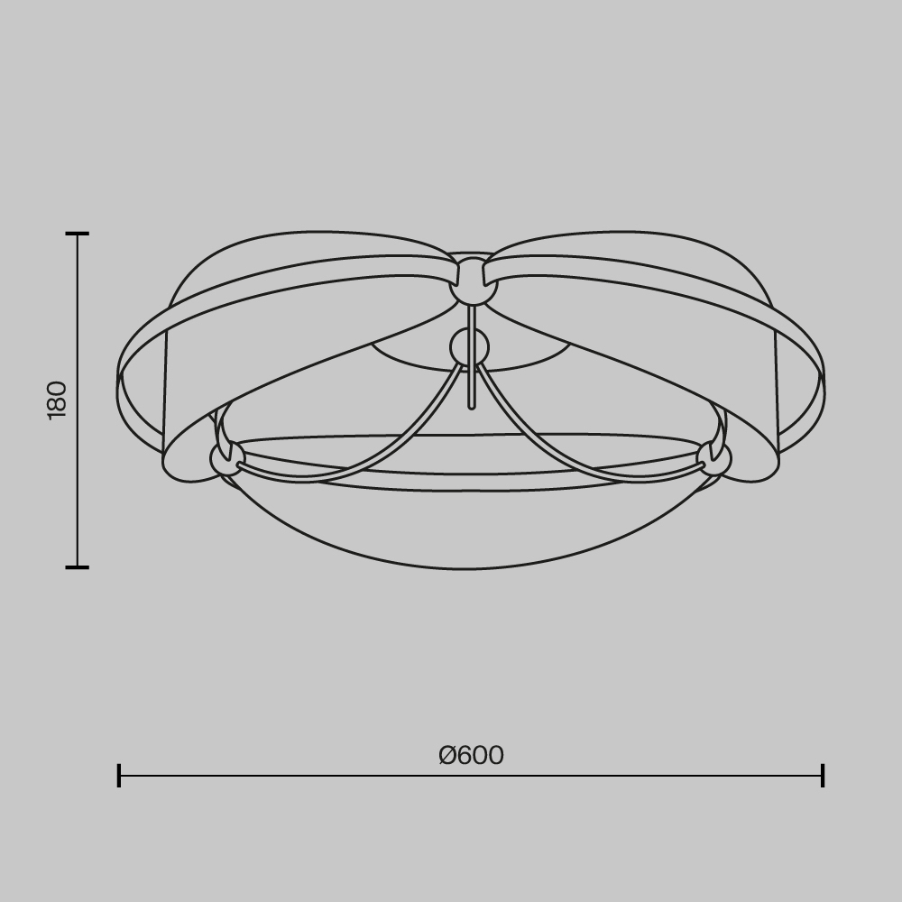 Потолочный светильник Breeze 3000К 45Вт в Костроме