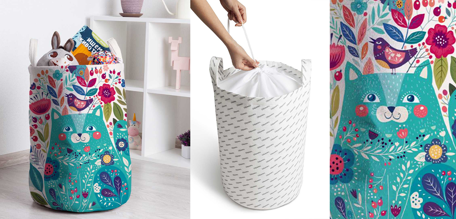 Корзина Funny Cat Basket - фото