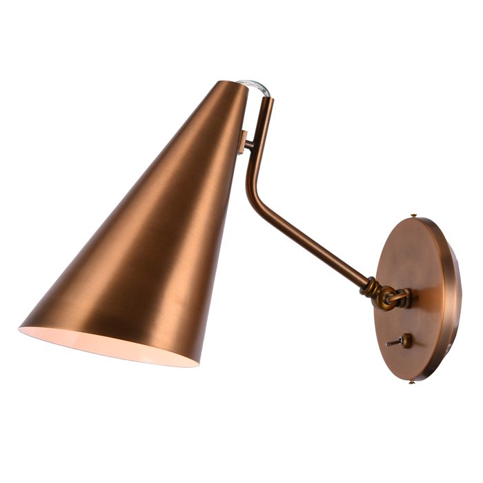 Бра VC light CLEMENTE wall lamp copper Медь Бра VC light CLEMENTE wall lamp copper Медь в Костроме | Loft Concept