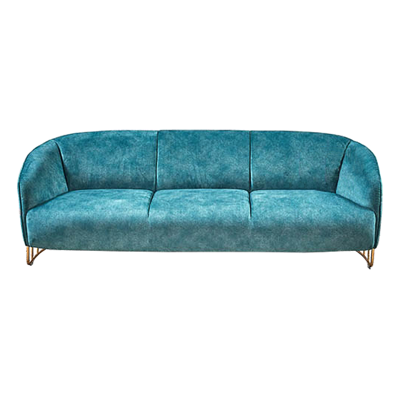 Диван Turquoise Ripples Sofa Бирюзовый Латунь Диван Turquoise Ripples Sofa Бирюзовый Латунь в Костроме | Loft Concept