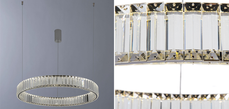 Хрустальная Люстра Crystal Ring Хром Хрустальная Люстра Crystal Ring Хром - Loft-Concept в Костроме