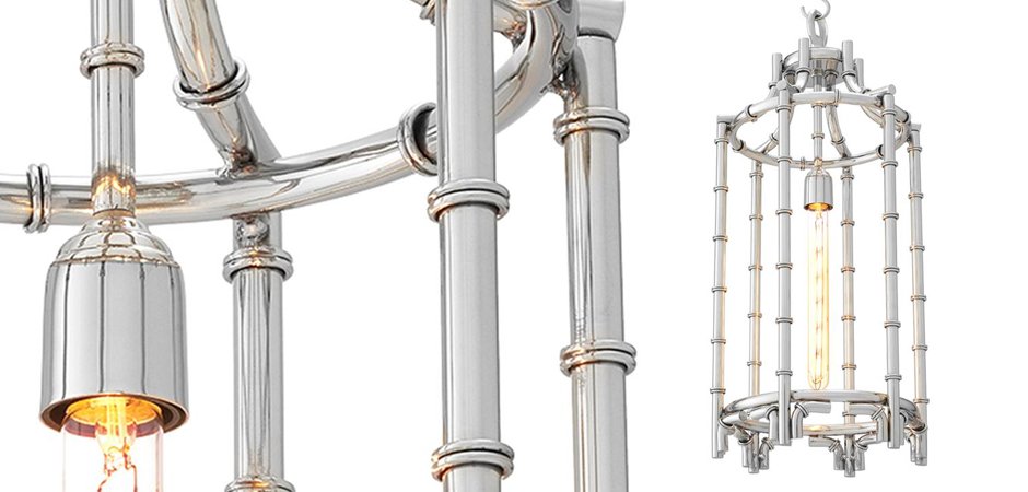 Люстра Eichholtz Lantern Vasco Steel - Loft-Concept в Костроме