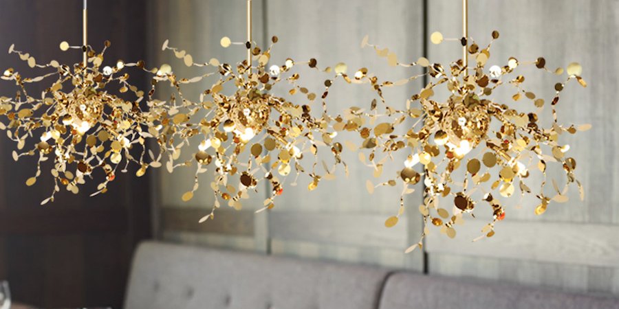 Люстра Terzani Argent Suspension Pendant lamp 40 Gold Люстра Terzani Argent Suspension Pendant lamp 40 Gold - Loft-Concept в Костроме