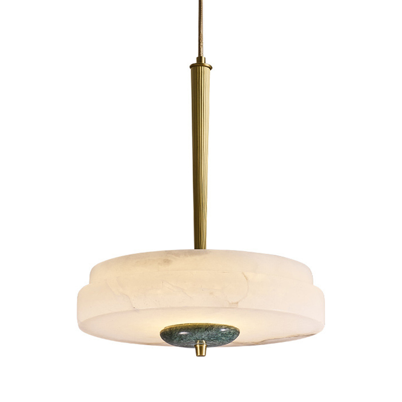 Подвесной светильник Martin Marble Hanging Light Белый Мрамор Bianco Малахит (зеленый) Латунь Подвесной светильник Martin Marble Hanging Light Белый Мрамор Bianco Малахит (зеленый) Латунь в Костроме | Loft Concept