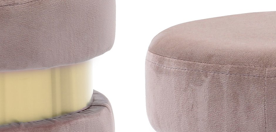 Пуф Golden Belt Dusty Rose Пуф Golden Belt Dusty Rose - Loft-Concept в Костроме