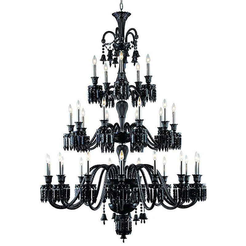 Люстра BACCARAT Zenith Midnight Chandelier 35 Черный Люстра BACCARAT Zenith Midnight Chandelier 35 Черный в Костроме | Loft Concept