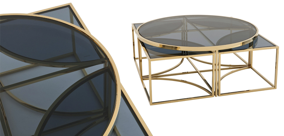 Кофейный стол Eichholtz Coffee Table Padova Gold Кофейный стол Eichholtz Coffee Table Padova Gold - Loft-Concept в Костроме