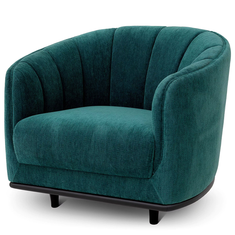 Кресло Eichholtz Chair Agostino Изумрудный Черный Кресло Eichholtz Chair Agostino Изумрудный Черный в Костроме | Loft Concept